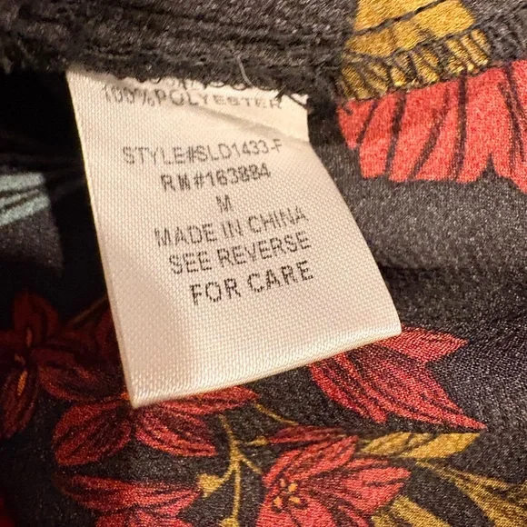 Sweet Lemon Floral Print Halter Neck Maxi Dress size medium - Picture 8 of 8